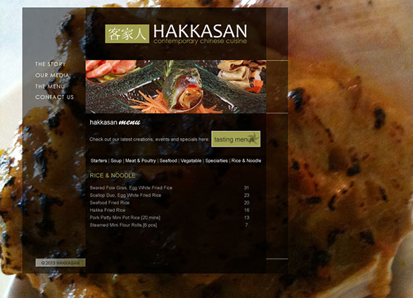 Hakkasan Website Redesign