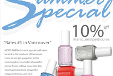 Mood Nailbar Poster Design