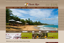 Puerto Rico Beach Resort Website Design