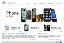 iPhoneFixx Website Design