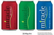 Miracle Drinks Graphic Design